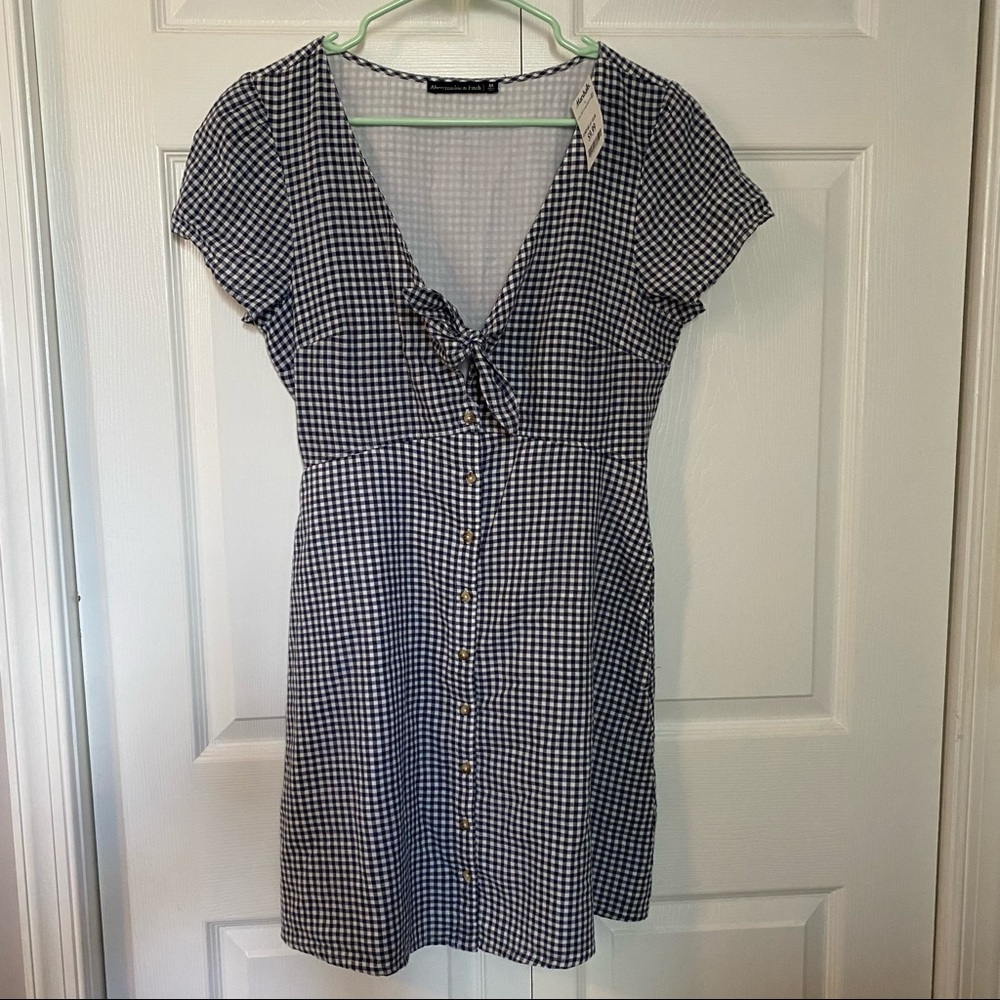 NWT Abercrombie & Fitch Gingham Dress